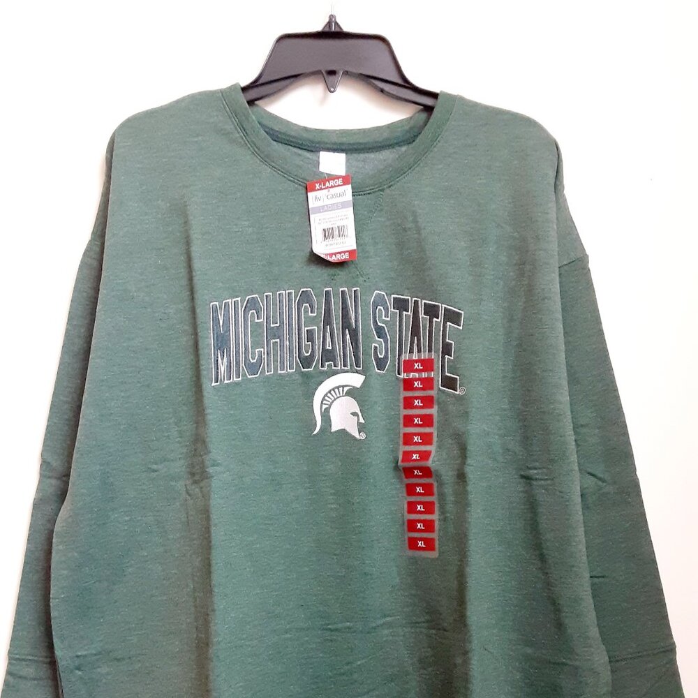 Michigan State Green Crewneck Sweatshirt